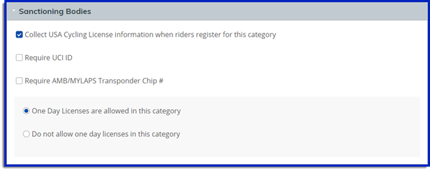 online cycling event registration